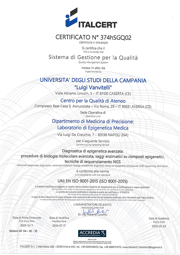 Certificato Stabulario